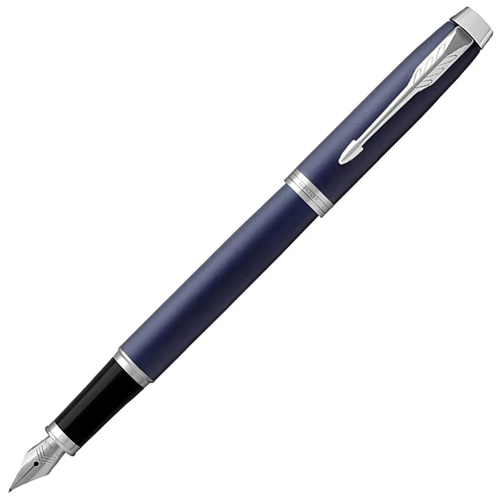 免費刻字，好評加碼，到2026/8/31【PARKER 派克】IM系列 寶藍白夾 F尖 鋼筆 1975597✿50B005